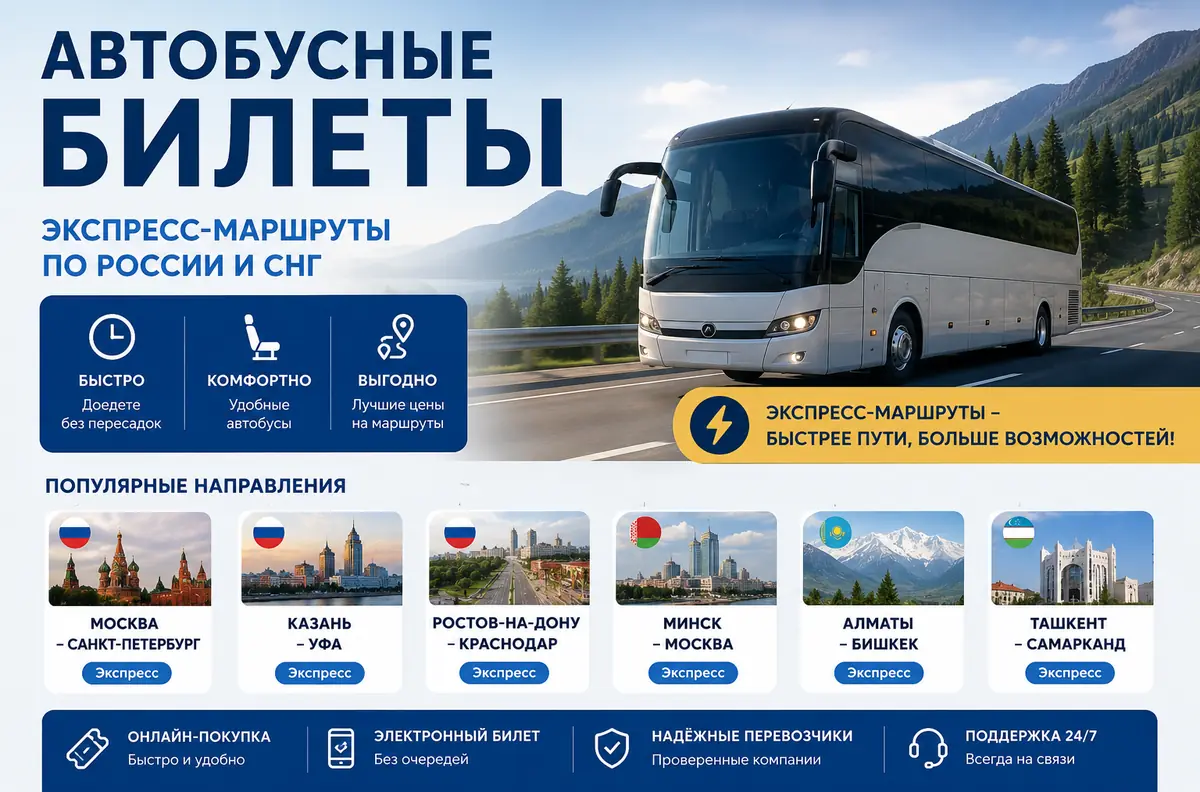 Международные автобусные маршруты