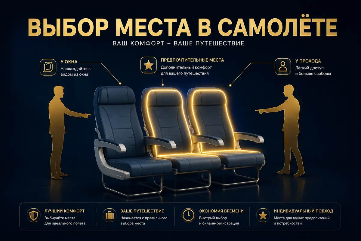 Выбор места в самолёте